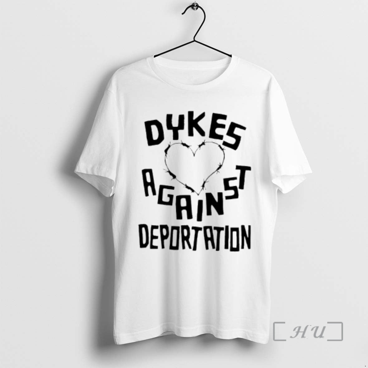 Trending Dykes Against Deportation Queer Immigrant Solidarity T-Shirts, Hoodie, Sweatshirt | AU01DripNestTees.com