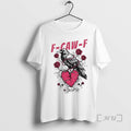 Trending F Caw F Raven Crow Heart Rose T-Shirts, Hoodie, Sweatshirt | AU01DripNestTees.com