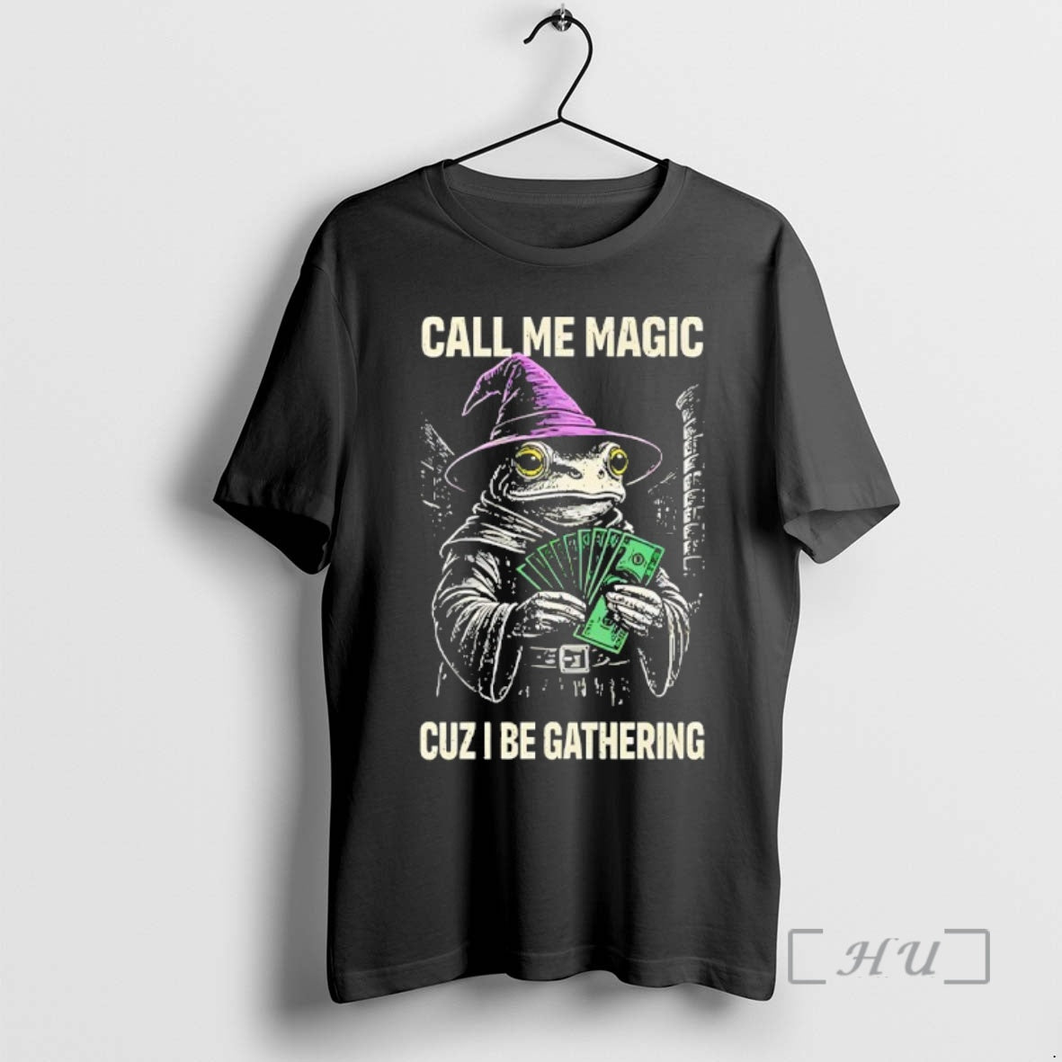 Trending Frog Wizard Call Me Magic Cuz I Be Gathering T-Shirts, Hoodie, Sweatshirt | AU01DripNestTees.com