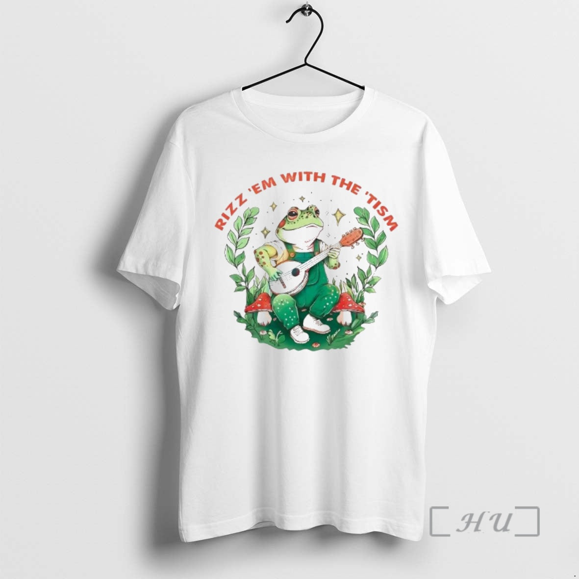 Trending Frog Rizz Em With The Tism T-Shirts, Hoodie, Sweatshirt | AU01DripNestTees.com