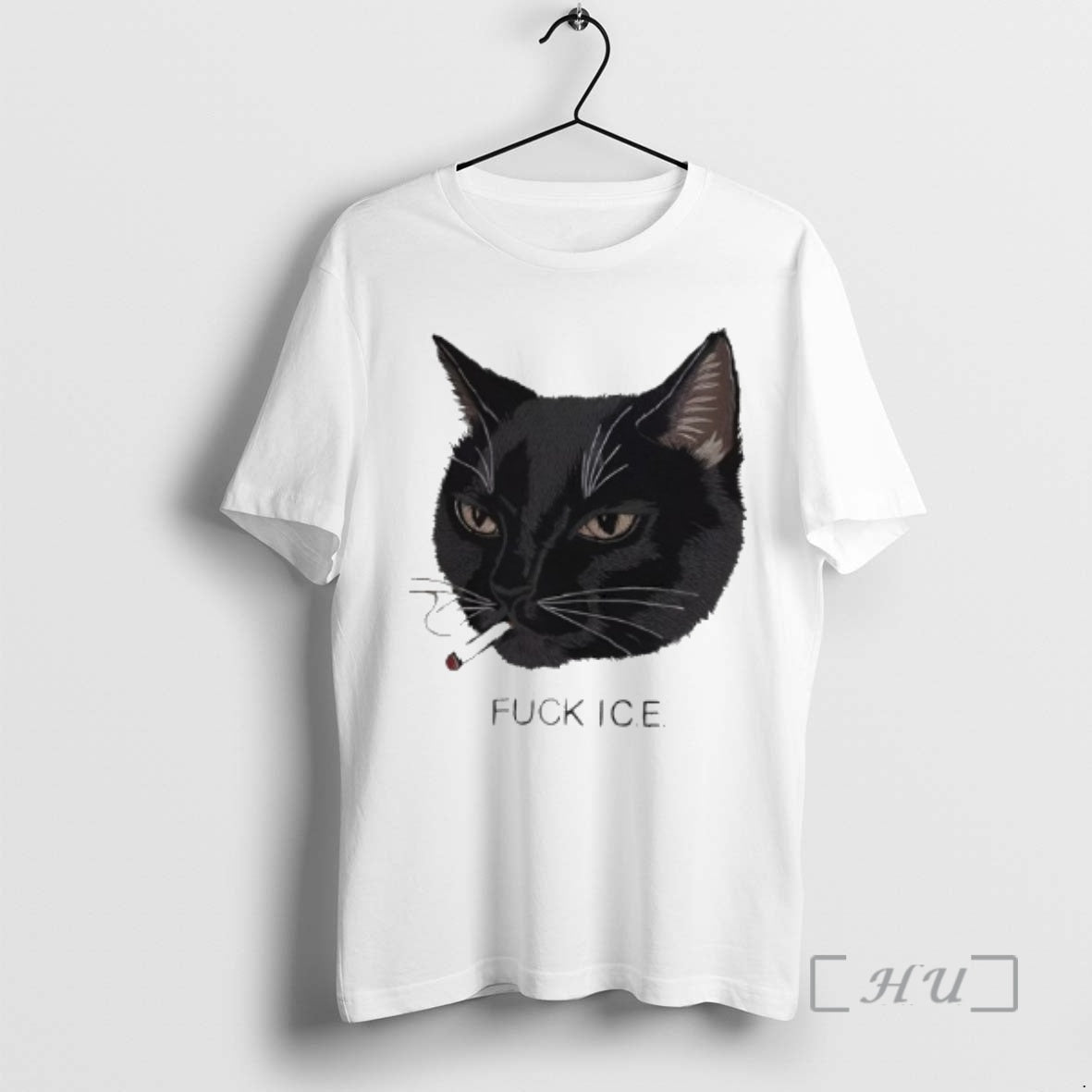 Trending Fuck Ice Smoking Cat T-Shirts, Hoodie, Sweatshirt | AU01DripNestTees.com