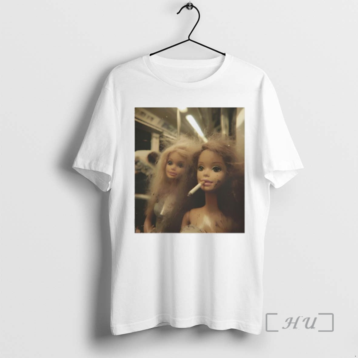Trending Funny Distressed Doll Smoking T-Shirts, Hoodie, Sweatshirt | AU01DripNestTees.com