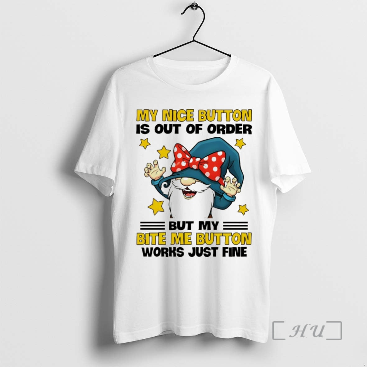 Trending Gnome My Nice Button Is Out Of Order But My Bite My Button Works T-Shirts, Hoodie, Sweatshirt | AU01DripNestTees.com