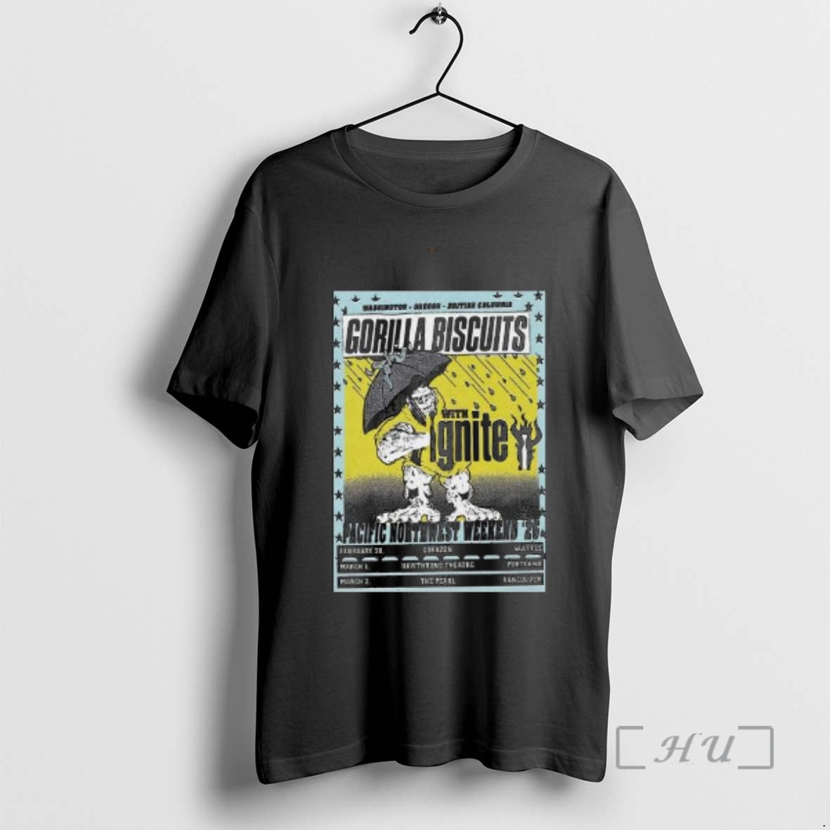Trending Gorilla Biscuits Pacific Northwest Weekend 2026 Shows Circle Black T-Shirts, Hoodie, Sweatshirt