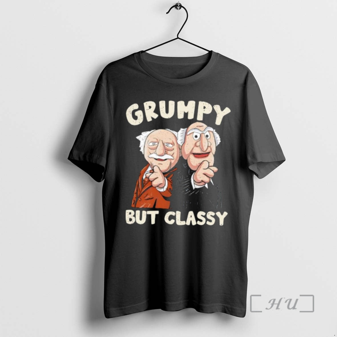 Trending Grumpy Statler And Waldorf Muppets Old Men Pointing And Laughing Comedy Character But Classy T-Shirts, Hoodie,...