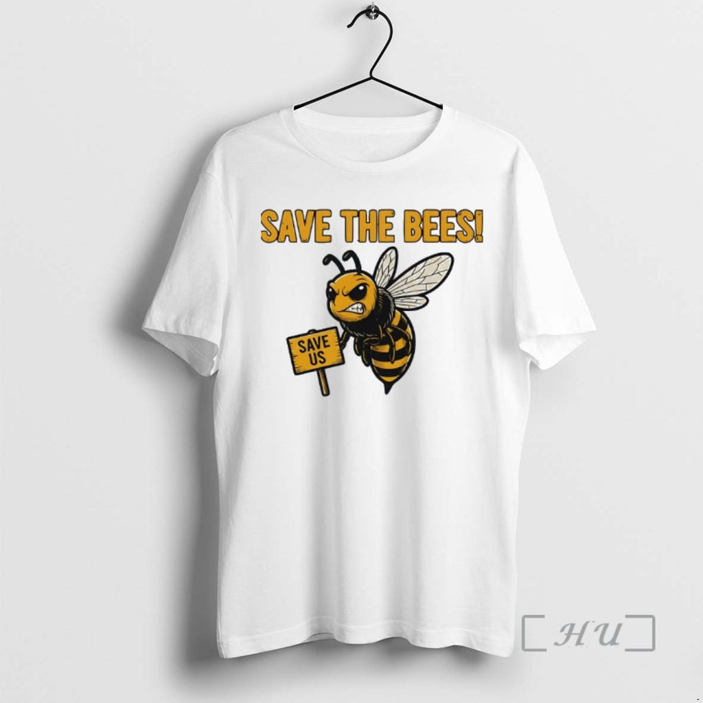 Trending Grumpy Bee Save The Bees Save Save Us T-Shirts, Hoodie, Sweatshirt | AU01DripNestTees.com