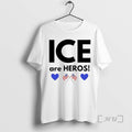 Trending Ice Are Heroes Us Flag T-Shirts, Hoodie, Sweatshirt | AU01DripNestTees.com