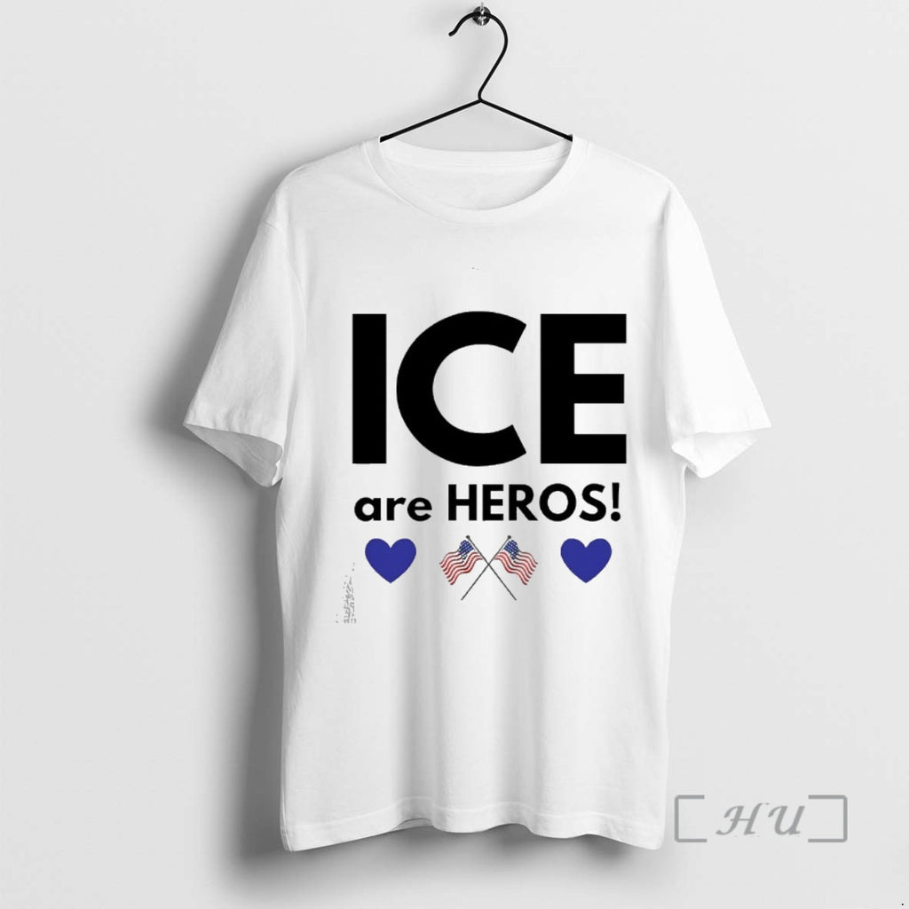 Trending Ice Are Heroes Flag T-Shirts, Hoodie, Sweatshirt | AU01DripNestTees.com