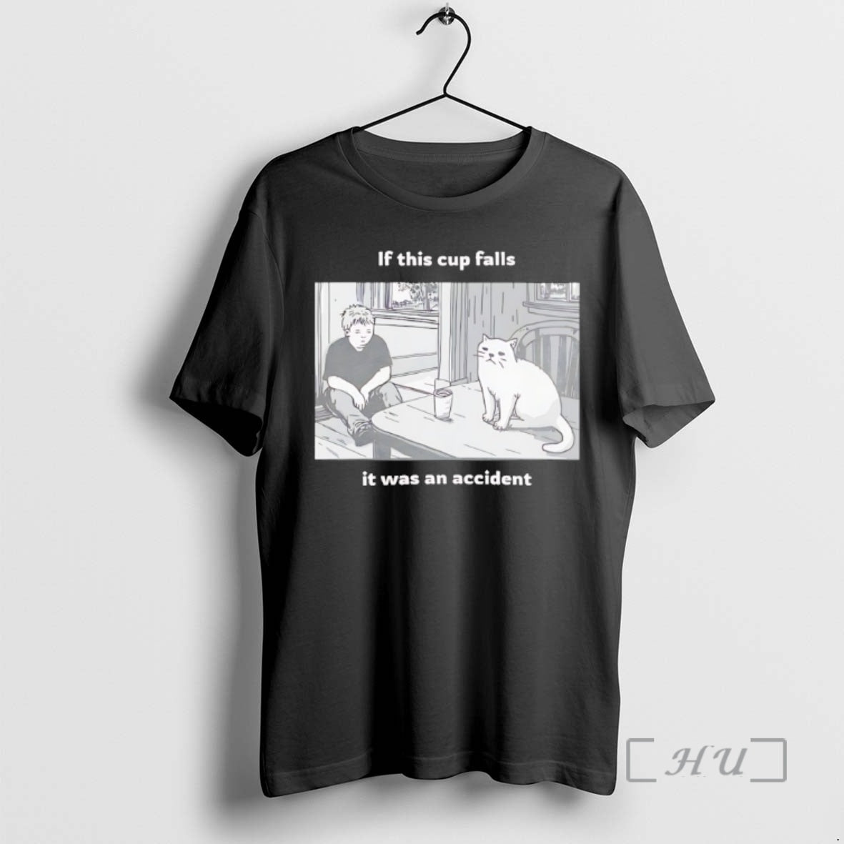 Trending If This Cup Falls It Was An Accident Art T-Shirts, Hoodie, Sweatshirt | AU01DripNestTees.com