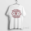 Trending Indiana Football 2025 National Champions Vintage Undefeated T-Shirts, Hoodie, Sweatshirt | AU01DripNestTees.com