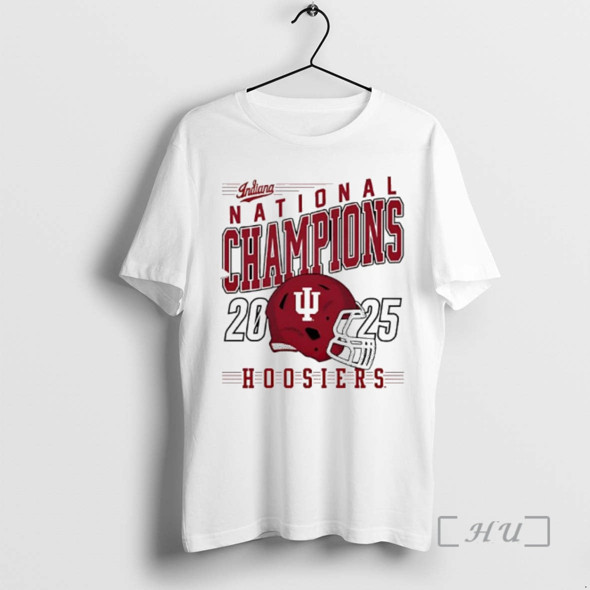 Trending Indiana National Champions 2025 Hoosiers Helmet T-Shirts, Hoodie, Sweatshirt | AU01DripNestTees.com