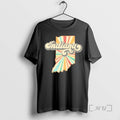 Trending Indiana State Retro Vintage Map T-Shirts, Hoodie, Sweatshirt | AU01DripNestTees.com