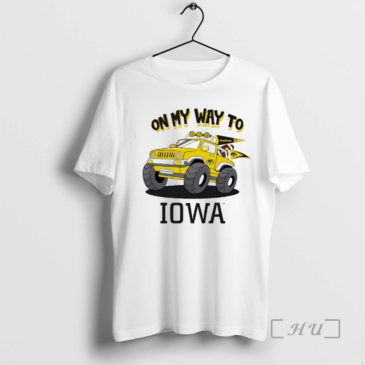 Trending Iowa Hawkeyes On My Way To T-Shirts, Hoodie, Sweatshirt | AU01DripNestTees.com