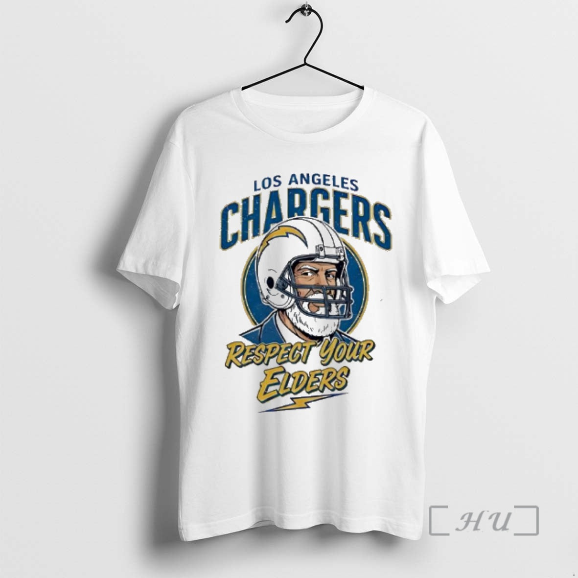 Trending Los Angeles Chargers Respect Your Elders T-Shirts, Hoodie, Sweatshirt | AU01DripNestTees.com
