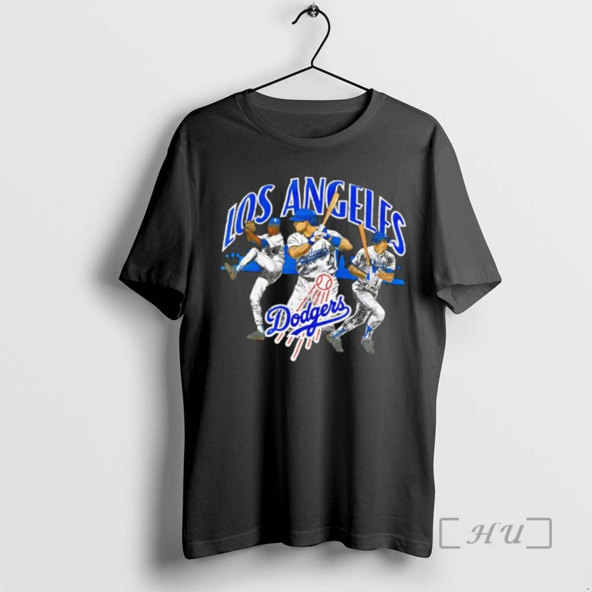 Trending Los Angeles Dodgers Baseball Graphic Three Players T-Shirts, Hoodie, Sweatshirt | AU01DripNestTees.com