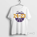 Trending Los Angeles Lakers 24 Over 23 Circle T-Shirts, Hoodie, Sweatshirt | AU01DripNestTees.com