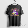 Trending Los Angeles Lakers Respect Your Elders T-Shirts, Hoodie, Sweatshirt | AU01DripNestTees.com