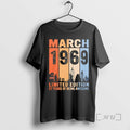 Trending March 1969 Limited Edition 57 Years Of Being Awesome City Premium T Shirts Sweater Hoodie, Sweatshirt