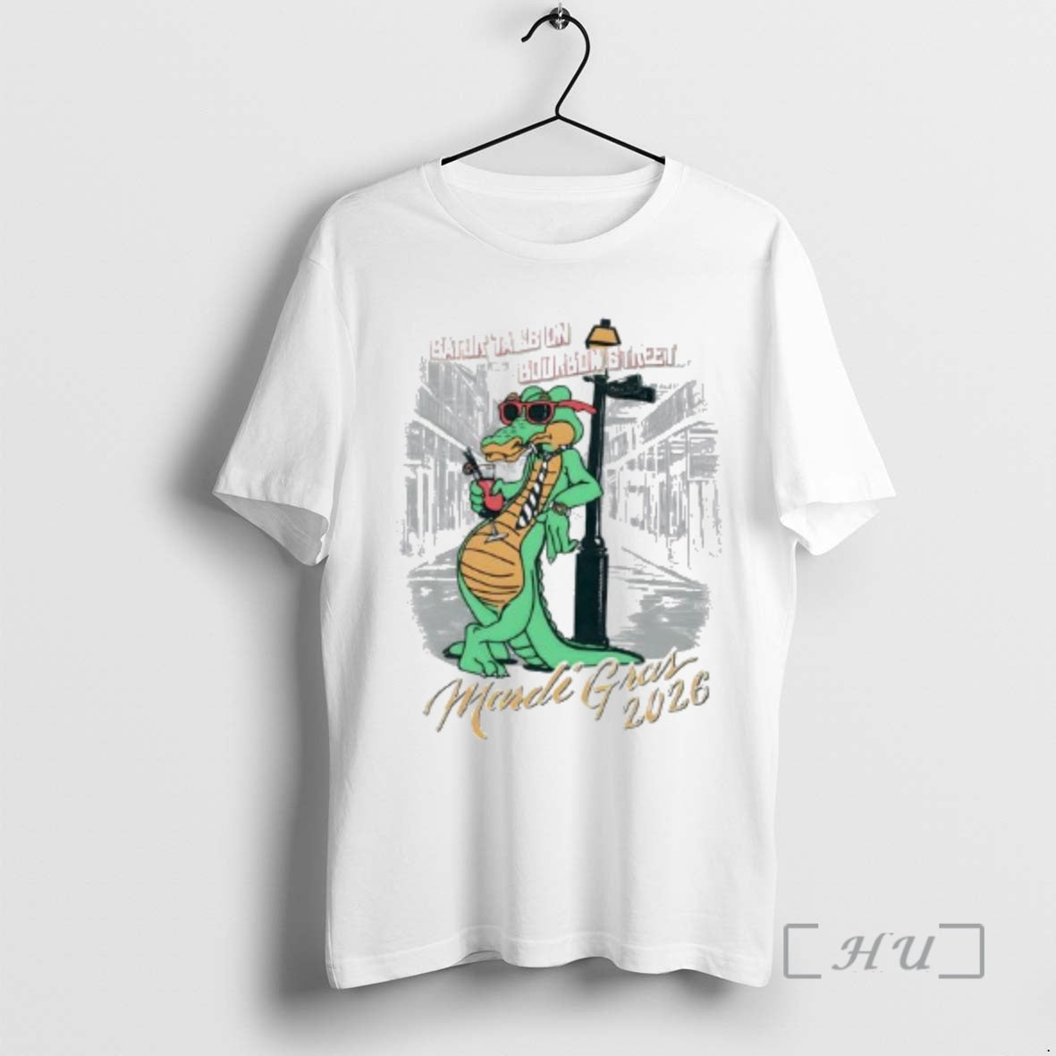 Trending Mardi Gras 2026 Gator Tails On Bourbon Street T-Shirts, Hoodie, Sweatshirt | AU01DripNestTees.com