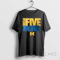 Trending Michigan Wolverines High Five Mania Circle Black T-Shirts, Hoodie, Sweatshirt | AU01DripNestTees.com