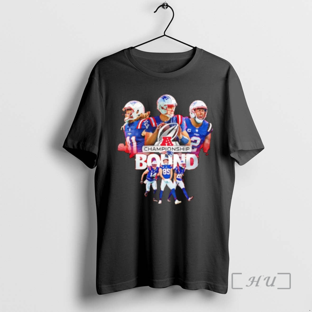 Trending Ne Patriots Afc Championship 2026 Bound T-Shirts, Hoodie, Sweatshirt | AU01DripNestTees.com