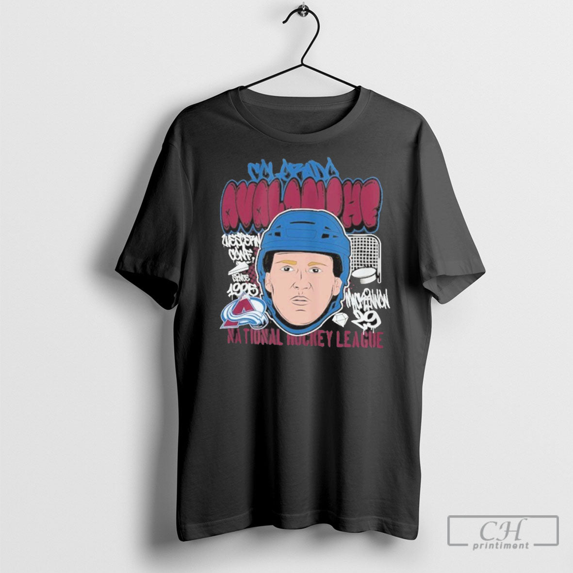 Trending Nathan Mackinnon Colorado Avalanche Caricature T