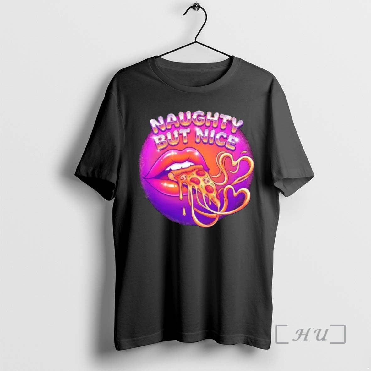 Trending Naughty But Nice Pizza T-Shirts, Hoodie, Sweatshirt | AU01DripNestTees.com