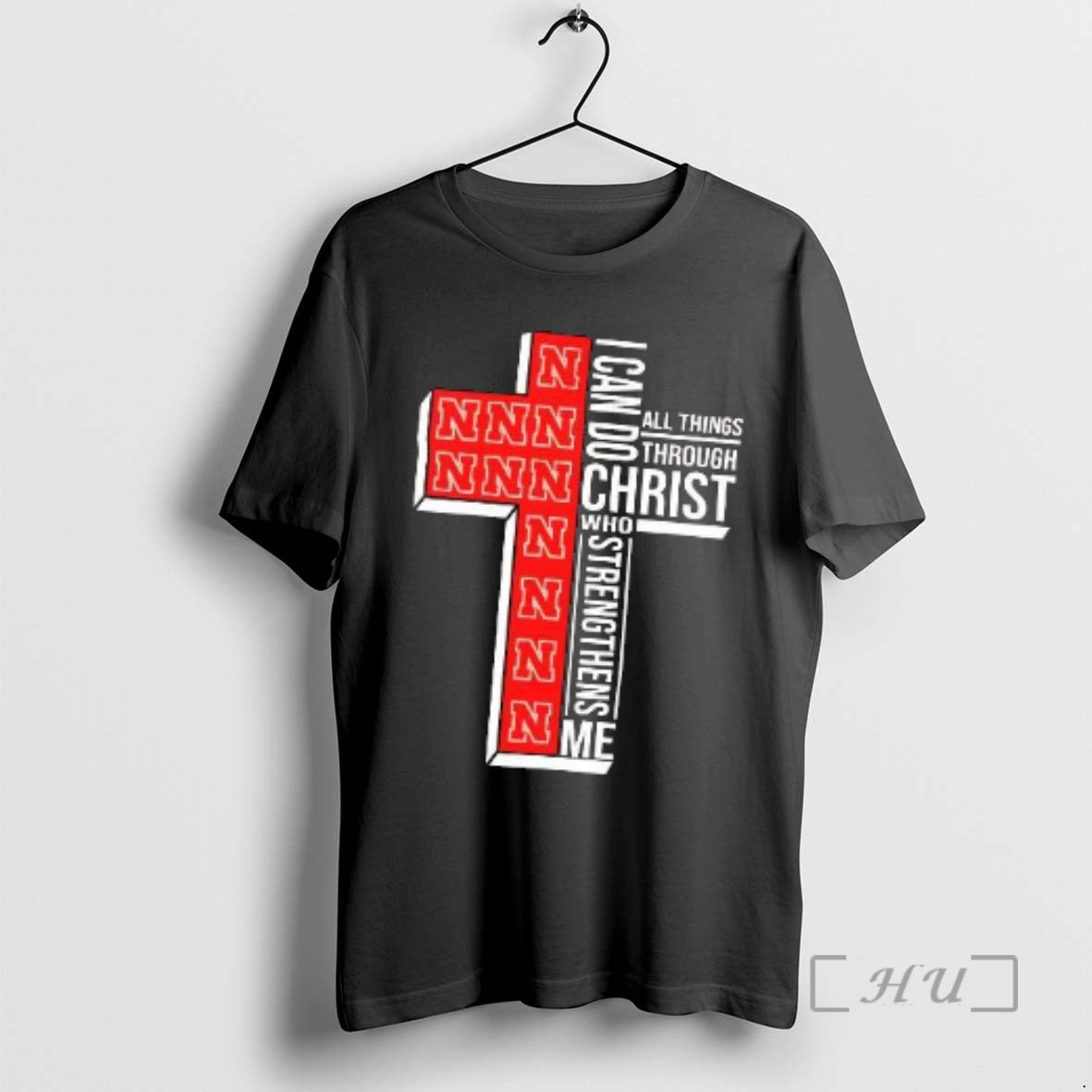 Trending Nebraska Cornhuskers Ncaa I Can Do All Things Through Christ Who Strengthens Me Christian T-Shirts, Hoodie,...