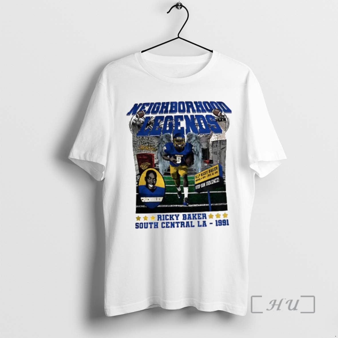Trending Neighborhood Legends Ricky Baker South Central La 1991 Retro T-Shirts, Hoodie, Sweatshirt | AU01DripNestTees.com