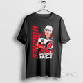 Trending New Jersey Devils Jack Hughes Playmaker Signature T-Shirts, Hoodie, Sweatshirt | AU01DripNestTees.com