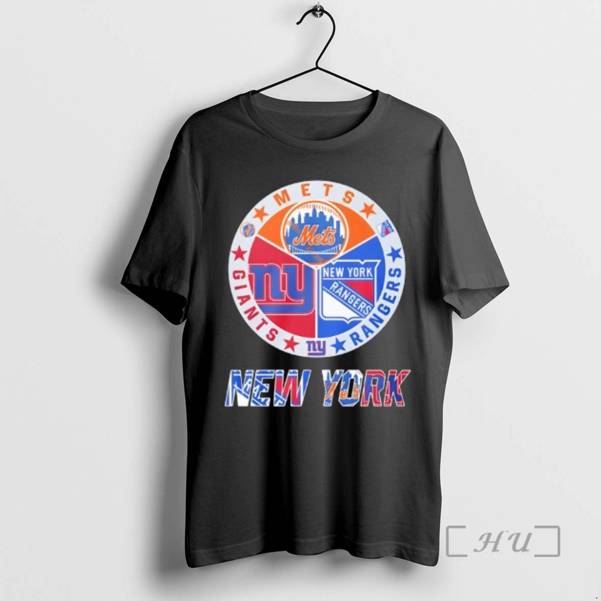Trending New York Rangers New York Mets New York Giants Mashup Logo Premium T Shirts Hoodie, Sweatshirt