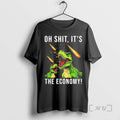 Trending Oh Shit Its The Economy T Rex T-Shirts, Hoodie, Sweatshirt | AU01DripNestTees.com