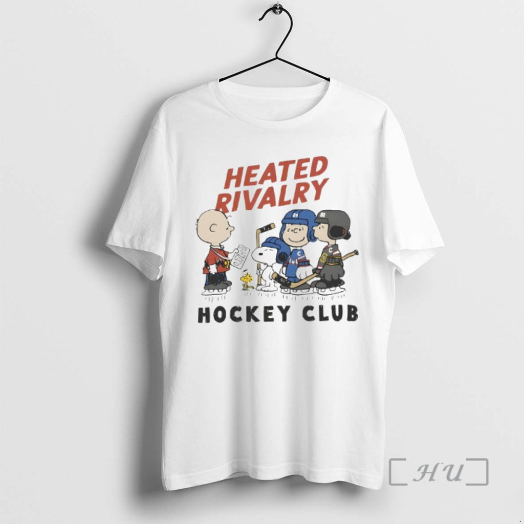 Trending Peanuts Heated Rivalry Hockey Club Graphic T-Shirts, Hoodie, Sweatshirt | AU01DripNestTees.com