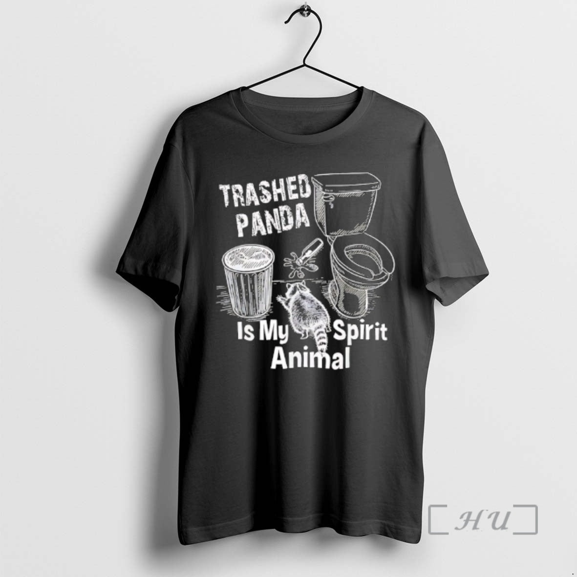 Trending Racoon Drunk Trashed Panda Is My Spirit Animal Meme T-Shirts, Hoodie, Sweatshirt | AU01DripNestTees.com