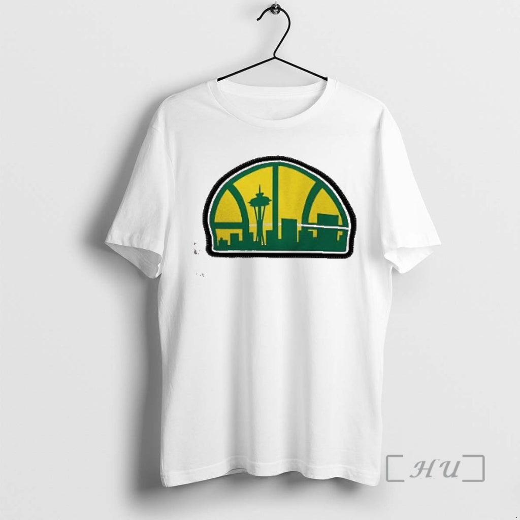 Trending Seattle Supersonics Nba Skyline Hardwood Logo T-Shirts, Hoodie, Sweatshirt | AU01DripNestTees.com