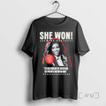 Trending She Won Jasmine Crockett T-Shirts, Hoodie, Sweatshirt | AU01DripNestTees.com