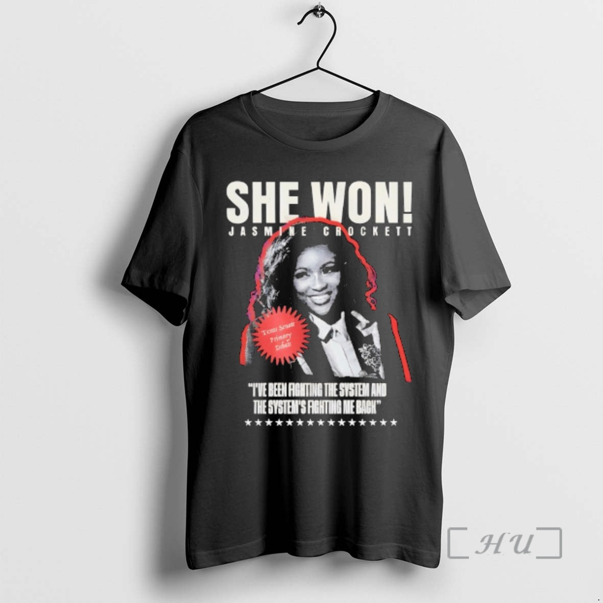 Trending She Won Jasmine Crockett T-Shirts, Hoodie, Sweatshirt | AU01DripNestTees.com