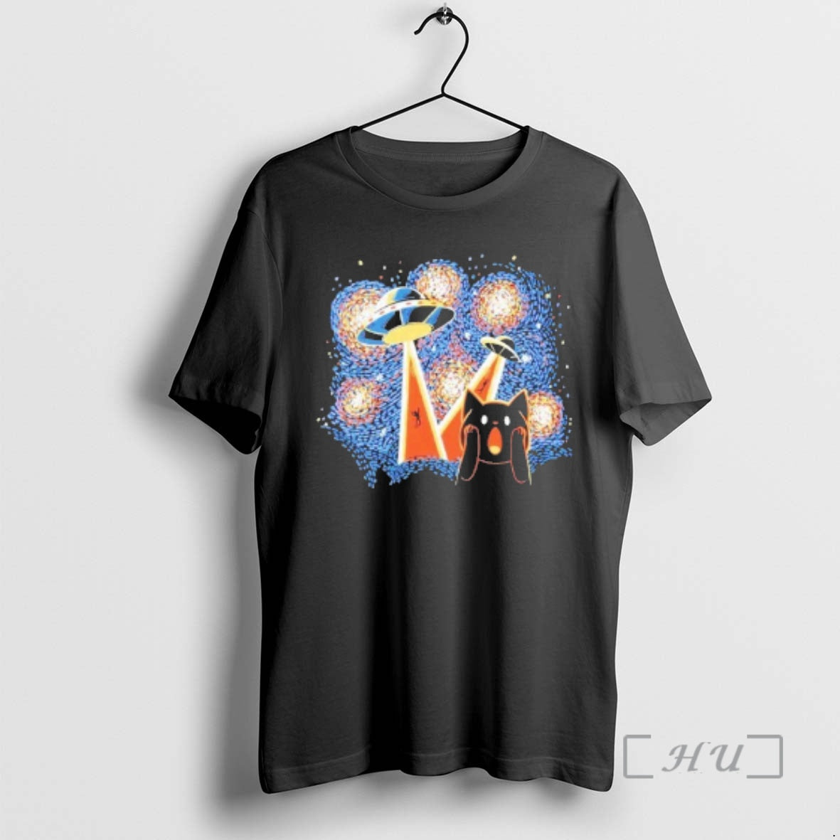 Trending Starry Night Aliens T-Shirts, Hoodie, Sweatshirt | AU01DripNestTees.com