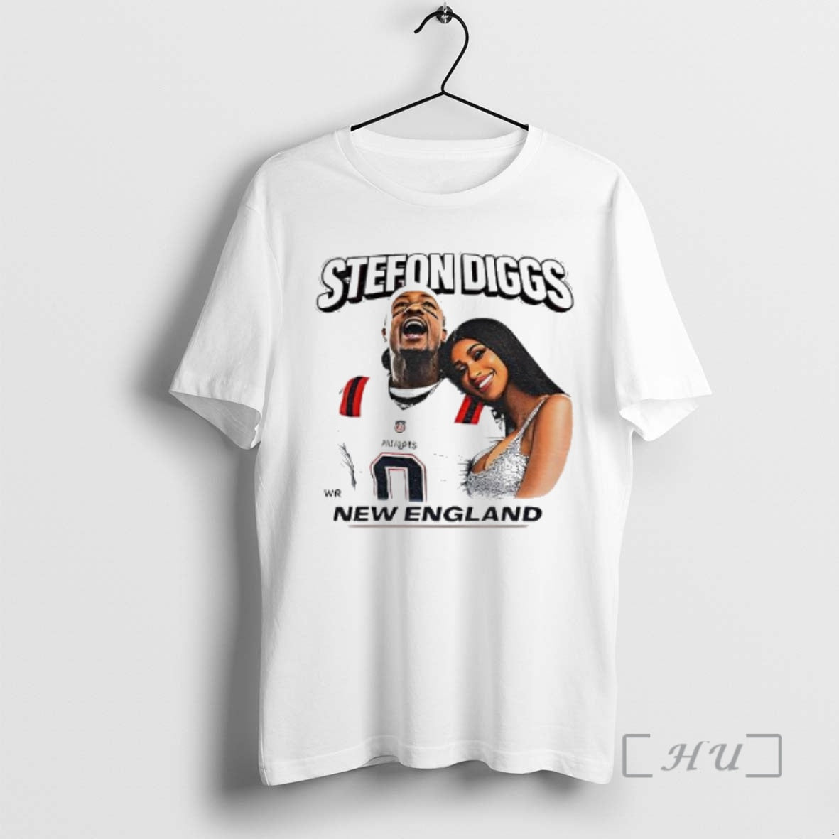 Trending Stefon Diggs Cardi B New England Football Player T-Shirts, Hoodie, Sweatshirt | AU01DripNestTees.com