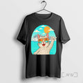 Trending Tabby Cat Wearing Sunglasses Behind Yacht Holiday Funny T-Shirts, Hoodie, Sweatshirt | AU01DripNestTees.com