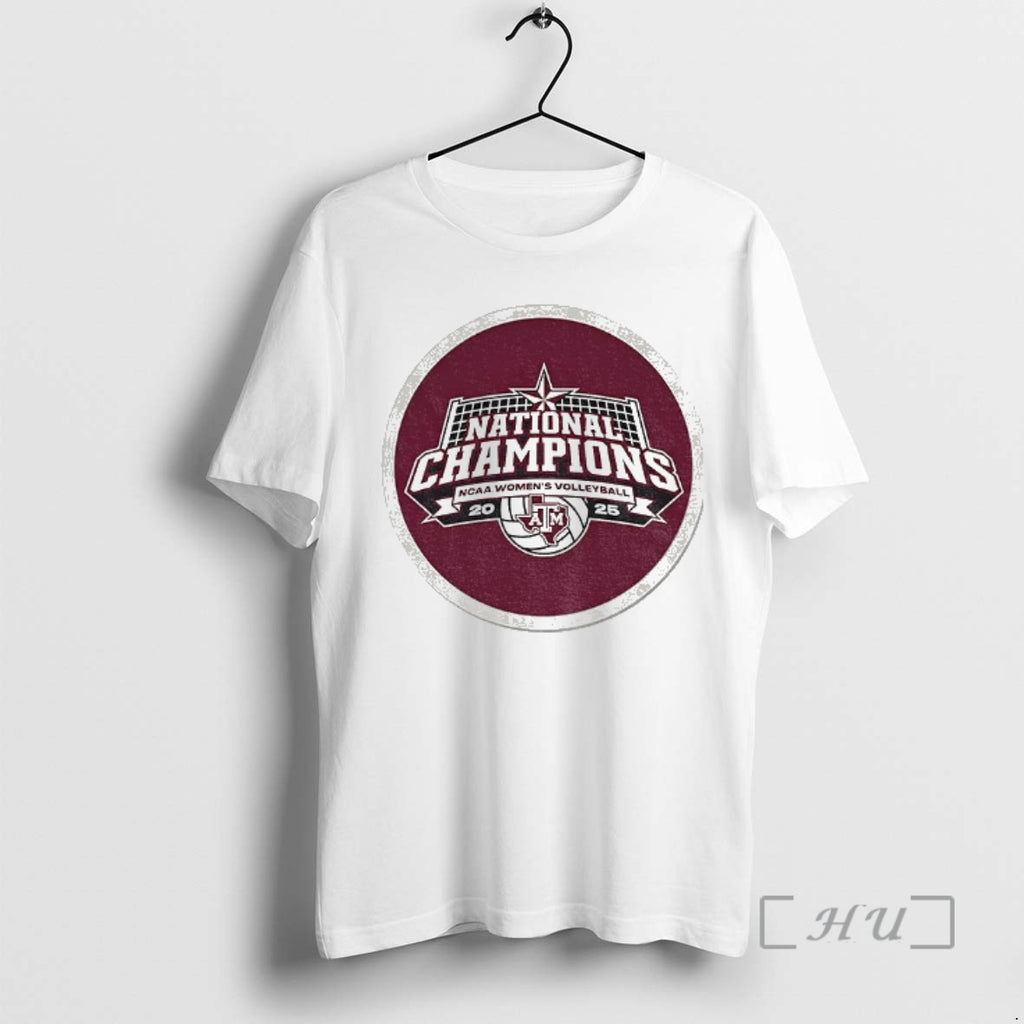 Trending Texas Am Aggies Souvenir 2025 Volleyball National Champs Logo T-Shirts, Hoodie, Sweatshirt | AU01DripNestTees.com