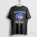 Trending Texas Rangers One Team One Heart Mlb T-Shirts, Hoodie, Sweatshirt | AU01DripNestTees.com