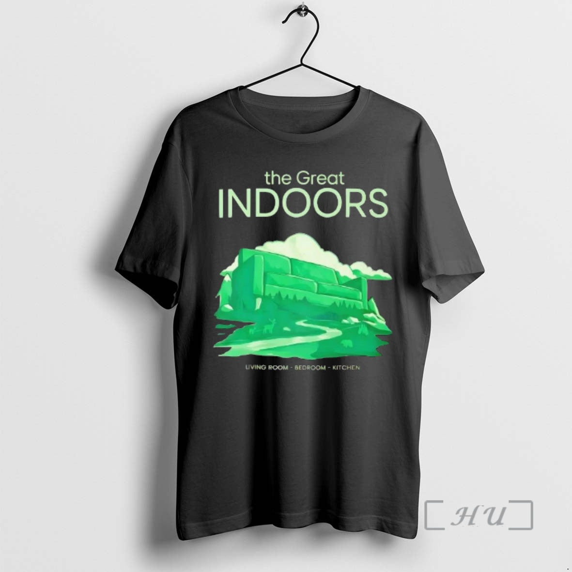 Trending The Great Indoors Nature Lover Homebody Graphic T-Shirts, Hoodie, Sweatshirt | AU01DripNestTees.com
