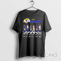 Trending The La Rams Featuring Player Signatures And Names Abbey Road Premium T Shirts Sweater Hoodie, Sweatshirt