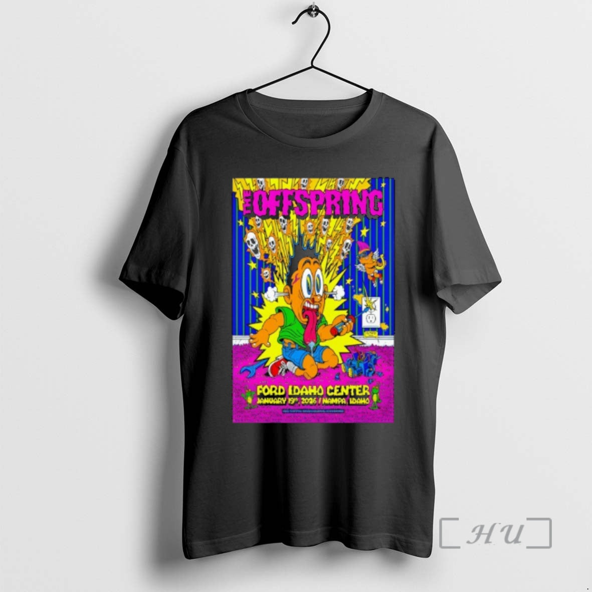 Trending The Offspring Jan 19 2026 Nampa Id Tour T-Shirts, Hoodie, Sweatshirt | AU01DripNestTees.com