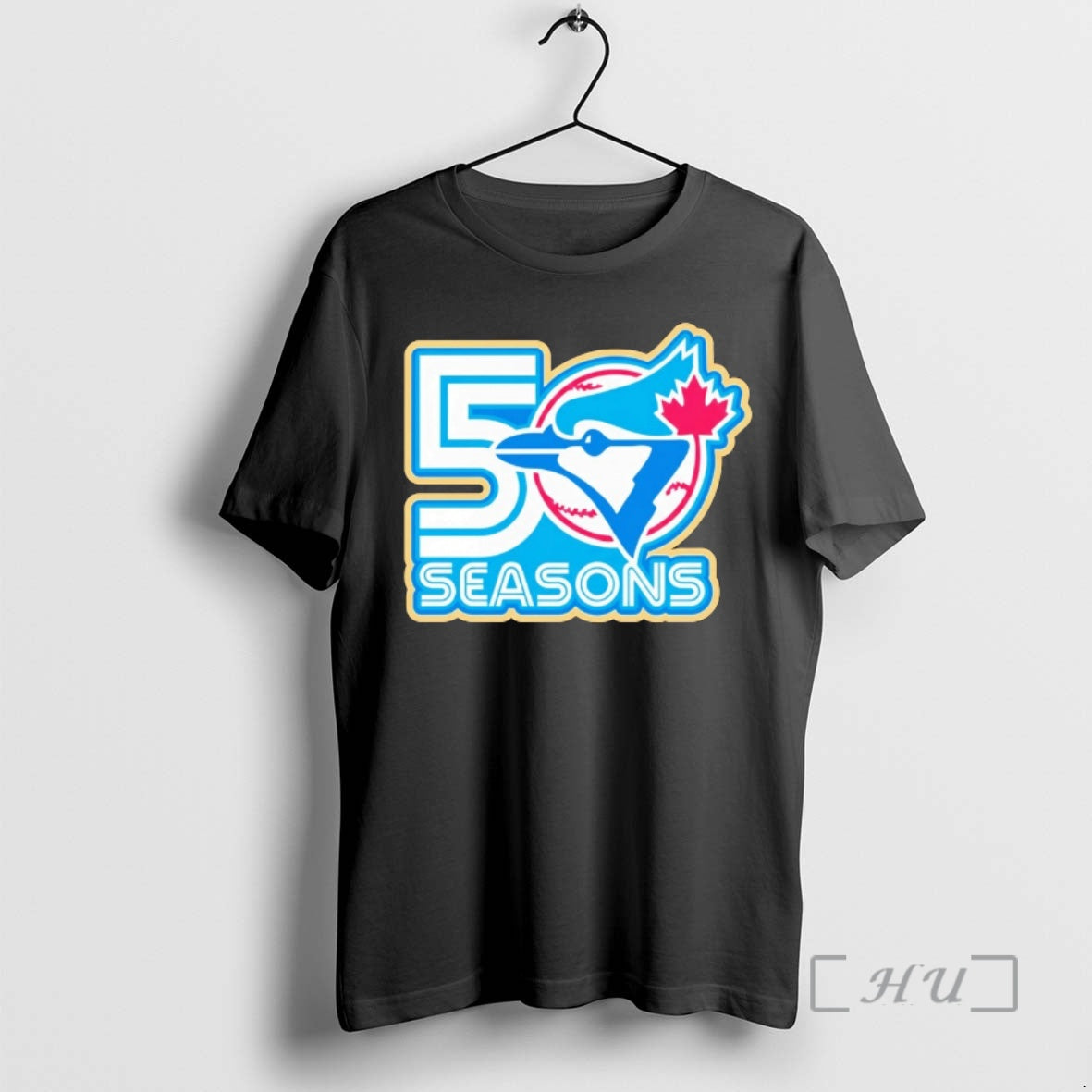 Trending Toronto Blue Jays 50th Season Logo T-Shirts, Hoodie, Sweatshirt | AU01DripNestTees.com