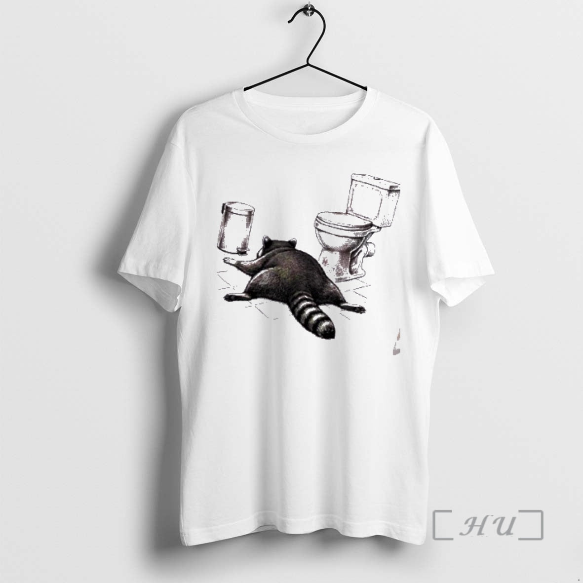 Trending Trash Raccoon Hangover Toilet T-Shirts, Hoodie, Sweatshirt | AU01DripNestTees.com