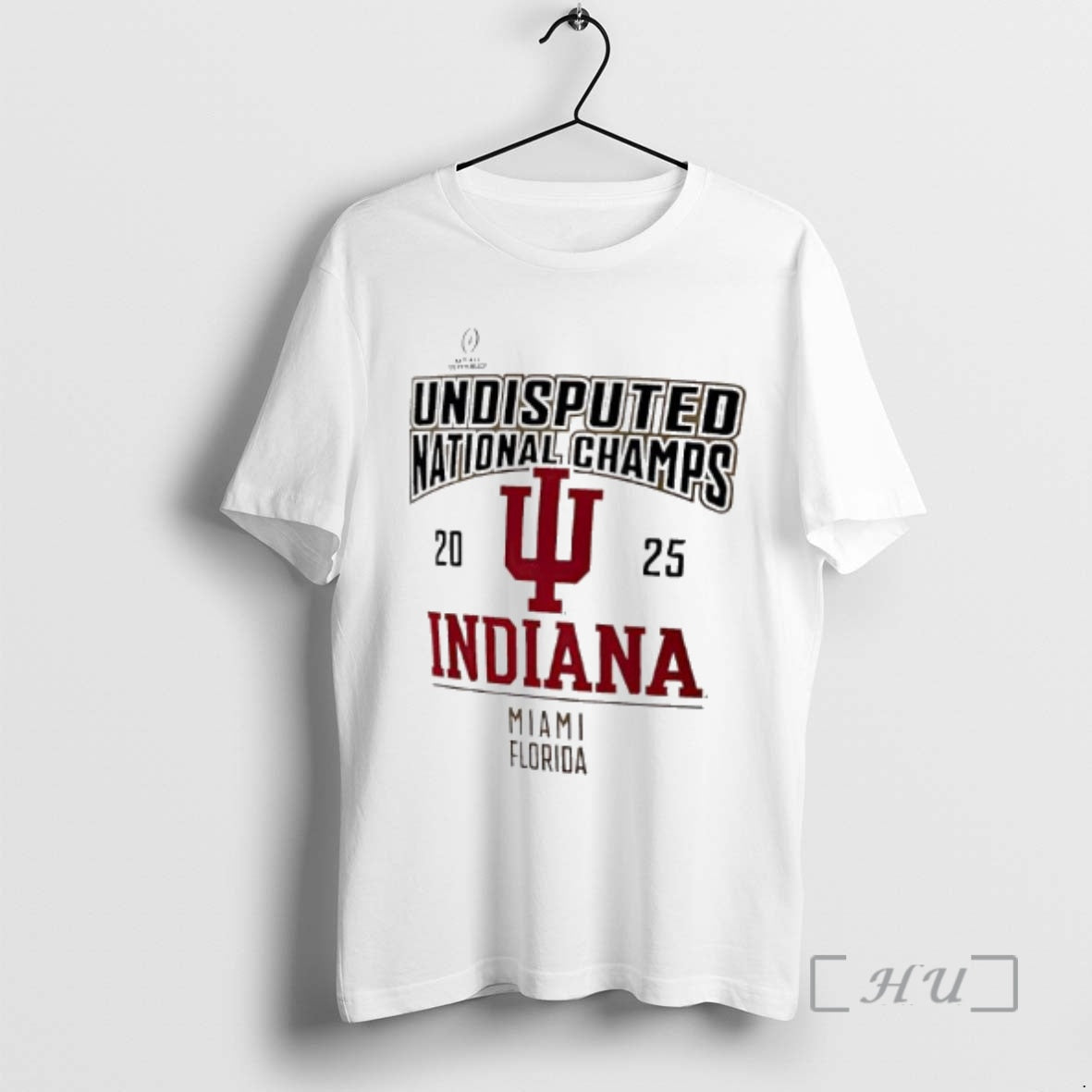 Trending Undisputed National Champs 2025 Indiana In Miami Florida T-Shirts, Hoodie, Sweatshirt | AU01DripNestTees.com