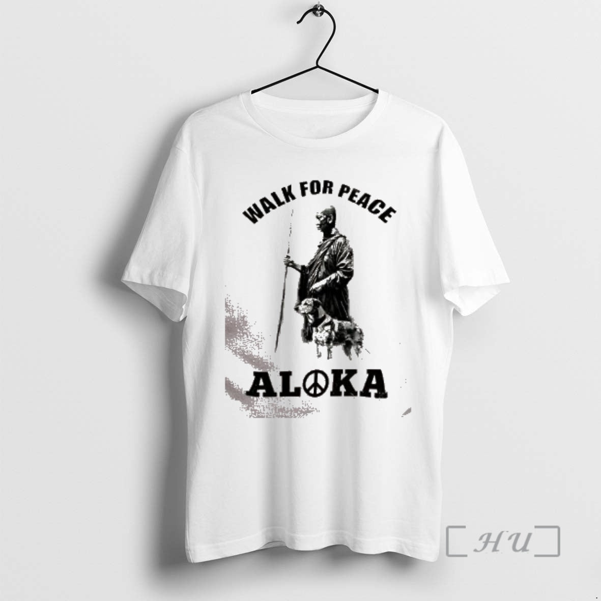 Trending Walk For Peace Aloka Dog And Monks Sketch T-Shirts, Hoodie, Sweatshirt | AU01DripNestTees.com