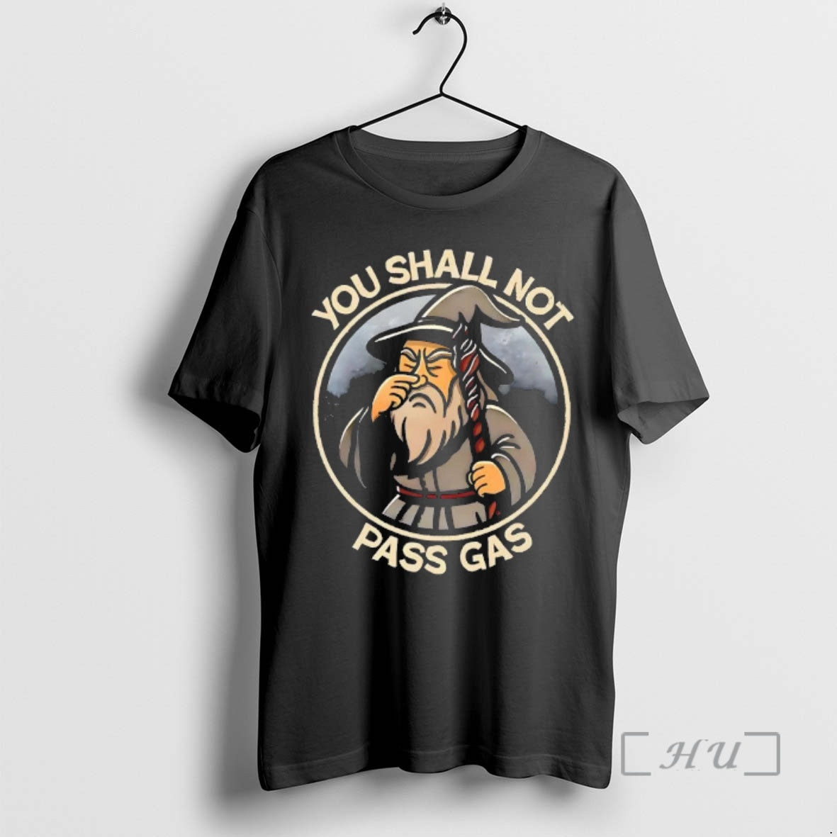 Trending Wizard You Shall Not Pass Gas Cartoon T-Shirts, Hoodie, Sweatshirt | AU01DripNestTees.com